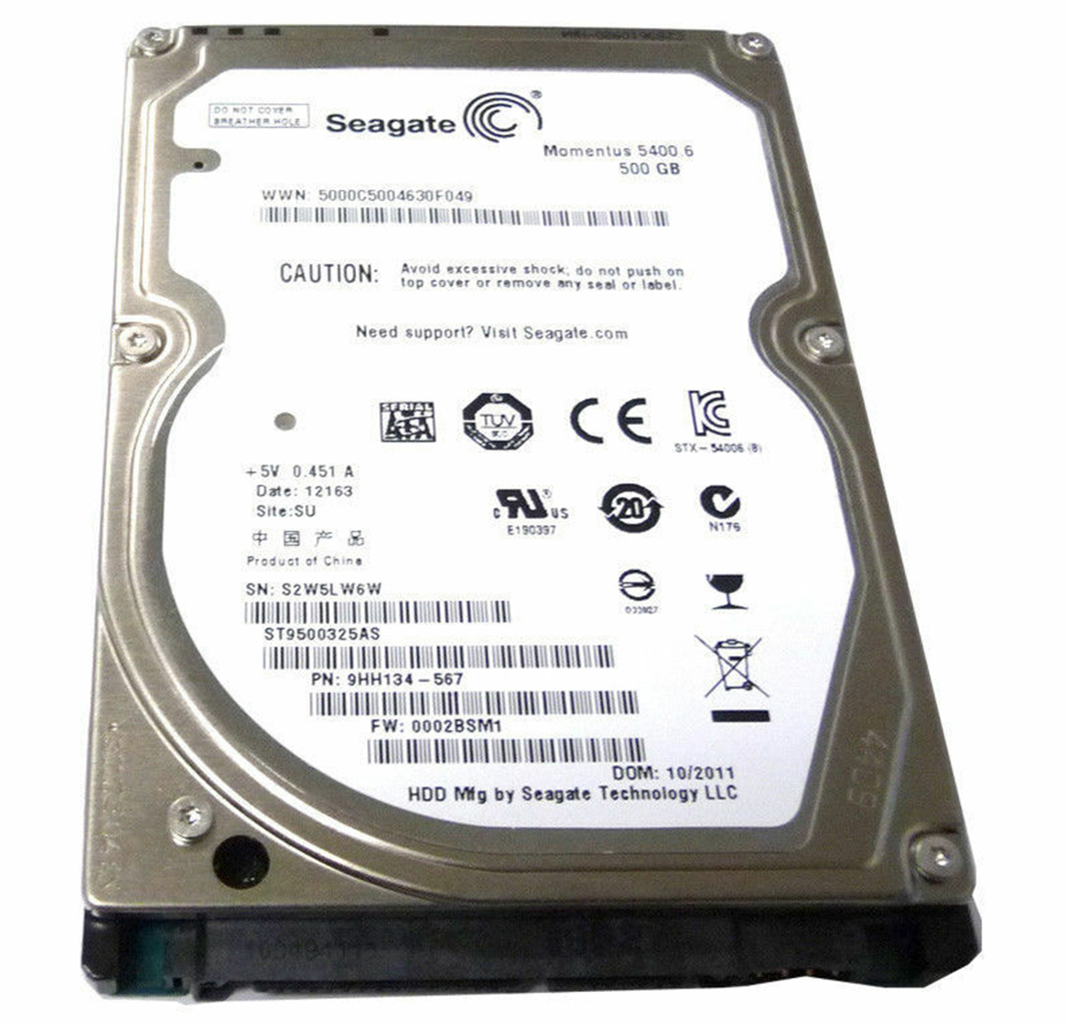 Seagate Momentus St As Gb Rpm Sata Laptop